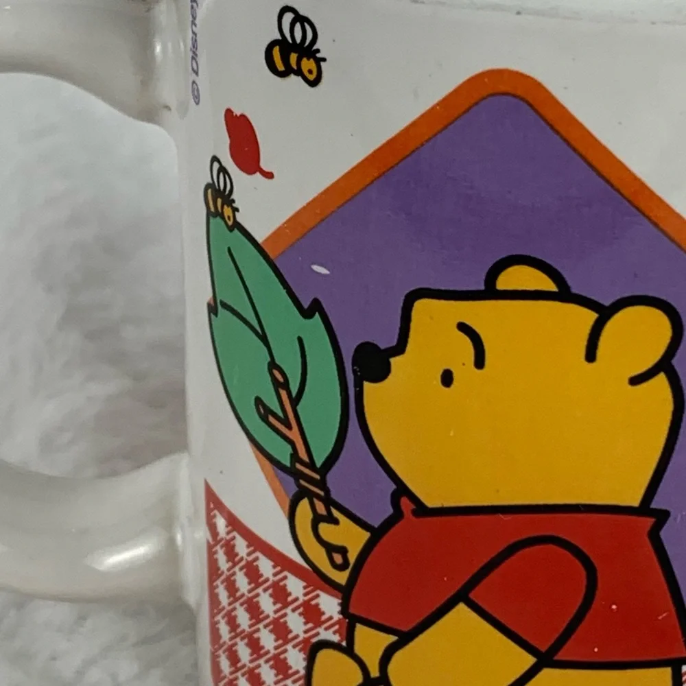 Vintage Disney Winnie The Pooh Mug Cup Ceramic “Just Pooh” Coffee‎ Tea Cup